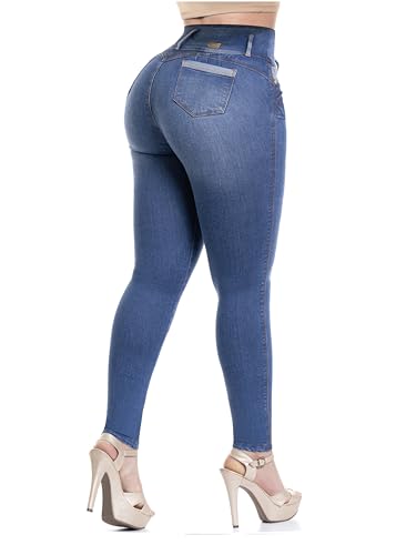 LT.ROSE Butt Lifting Jeans | Pantalones Colombianos Levanta Cola | High Waisted Jeans for Women | Colombian Jeans