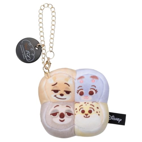 タカラトミーアーツ(TAKARATOMY A.R.T.S) ディズニーキャラクター/Nuiパン/チェーンストラップマスコット/ちぎりパン/ニック･ジュディ･フラッシュ･クロウハウザー