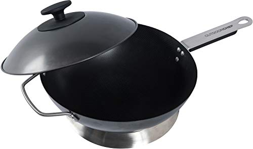 Wok Grill, Schwarz, 57,5 x 33 x 21,5