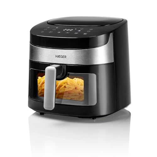 HAEGER Freidora Digital sin Aceite Air Banquet - 8 L, 8 Programas...