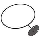 Ciieeo Wandhalterung für Sportbälle aus Metall Universeller Ballständer für Basketball Fußball Rugby Platzsparende Ballaufbewahrung In Schwarz