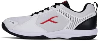 Hundred Court Star Badminton Shoes (Non Marking) | Also Perfect for Squash, Table Tennis, Volleyball, Basketball & Indoor Sports | Lightweight & Durable | X-Cushion Protection