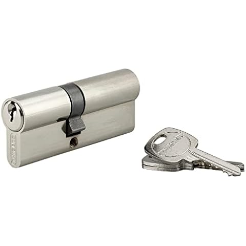 THIRARD SECURITY MANUFACTURER SINCE 1920 00916294 - Cylinder Lock 35 X 45 mm 3 Keys - Dimensions 35 X 45 - Profile Cylinder - Standard - European Profile Cylinder - Nickel-plated 5-pin mechanism Cover