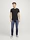 JACK & JONES Jeans Regular Fit Denim Stone Washed Mid Waist mit Heller Naht JJICLARK JJORIGINAL, Farben:Blau,Größe Jeans:W34 L32,Z - Länge L30/32/34/36/38:L32