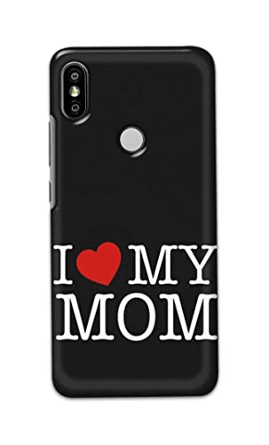 Image of PRINTFIDAA I Love My Mom Hard Back Cover for Redmi Y2 / Redmi S2 Back Cover -(P6) KAT1006