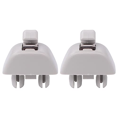 NewYall Pack of 2 Gray Interior Sun Visor Clip Bracket for Audi A6 A7 A8 S6 S7 S8 for VW Passat Polo 2006-2019