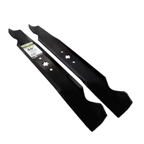 MaxPower 561544B 2-Blade Set for 46 Inch Cut MTD/Cub Cadet/Troy-Bilt Replaces 942-04244, 942-04290, 942-04244A, 742-04290, 742-04244, Black by Maxpower - Image 4