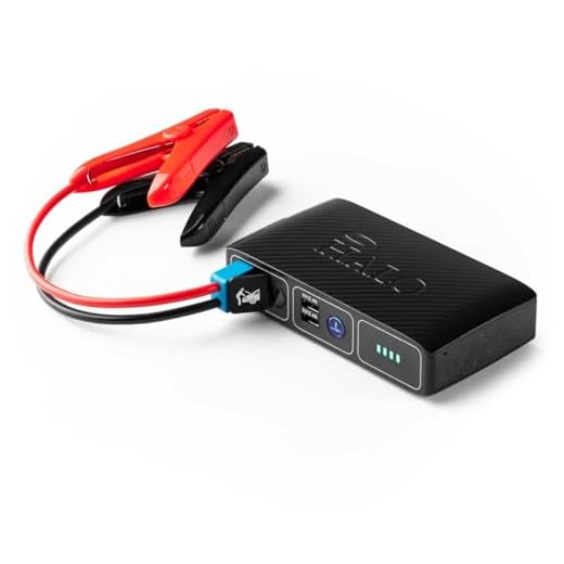 HALO Bolt Compact - Car Battery Jump Starter with 2 USB Ports to Charger Devices, Portable Car Charger - Black Graphite