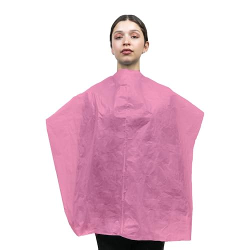 ARESO | Einweg Umhang Friseur 100 Stück, Einmal Friseurumhang...