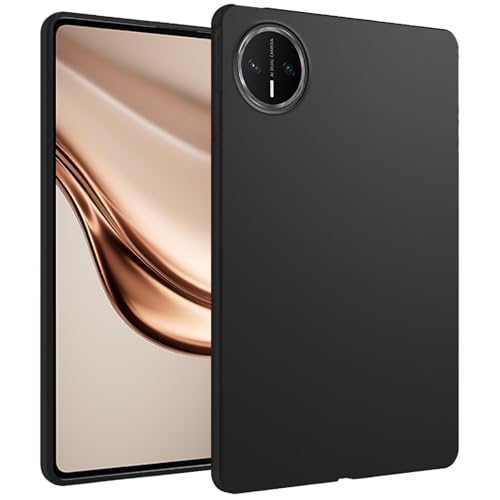 QJONSIU Cover Compatibile con HUAWEI MatePad Mini 2025, Antiurto Ultra-sottile Posteriore Antiscivolo, Morbido TPU Protettiva-Nero