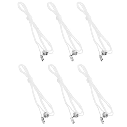 Image of Sliverdew 6 Pack Pull Cord for Ceiling Switch Ceiling Fan Pull Chain Extender Light Pull Cord String with Connector Pull Chain Extension for Ceiling Fan Light Fixture Light Bulb