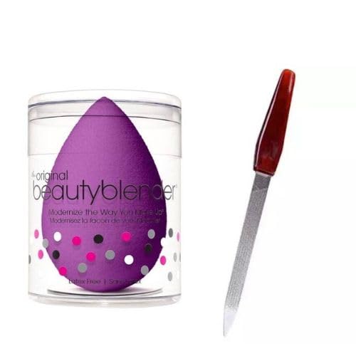 Beauty blender makeup sponges soft makeup sponges with nail filer