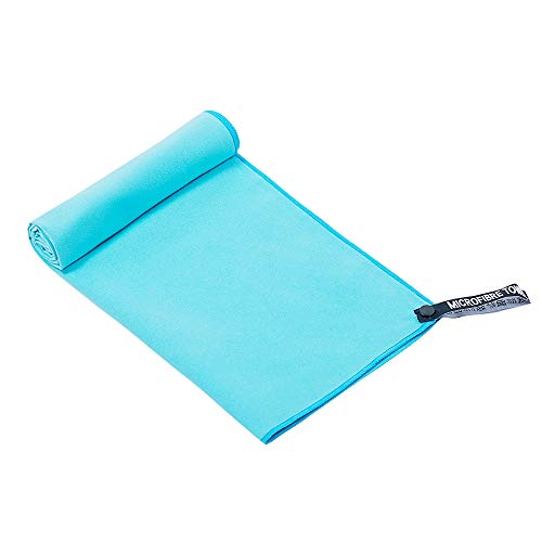 Moniel Toalha esportiva de microfibra de 3 peças de secagem rápida leve e leve portátil para acampam