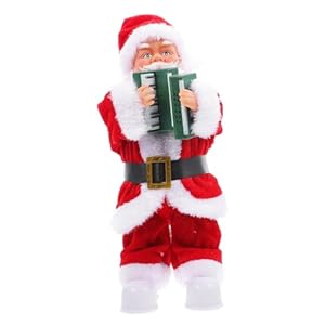 HEALSOPTHY Interaktiver Weihnachtsmann mit Akkordeon