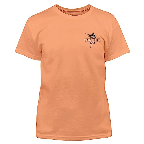 Salt Life Boy's Hooked for Life Youth Short Sleeve Classic Fit Shirt2