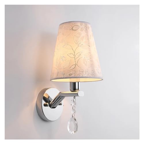 QPWYSH Modern Chandelier, Warm Color Bedside Lamp LED Modern Crystal Chandelier Decoration Living Room Aisle Wall Sconce Pendant