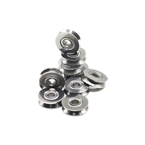 Roulement à rouleaux SV3-14ZZ poulie rail guidage en V SV3-14 3x14x4 mm 2 pièces
