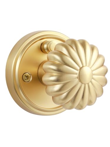 Brushed Gold Privacy Door Knob, interior door handle