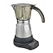 BC Classics BC-90264 6-Cup Electric Coffee Maker, Clear and Silver