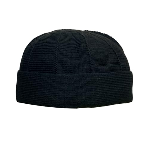 Image of ICH Premium Knitted Cap Model No. (N-02) | Stretchable Free Size Kufi Cap | Soft, Comfortable & Breathable Headwear, Prayer, Travel & Casual Use