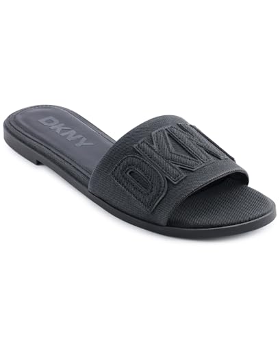 Image of DKNY Women's Willow Flat Slide Sandal With Logo
