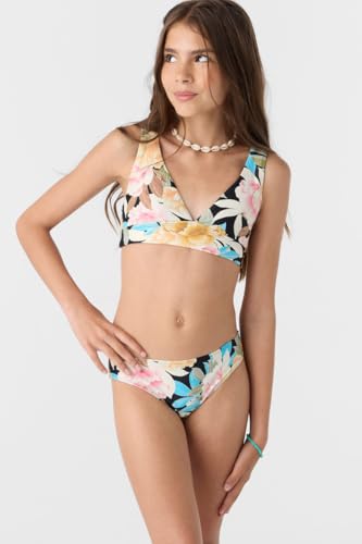 O'NEILL Girl's Fixed Bralette Set in Floral Print3