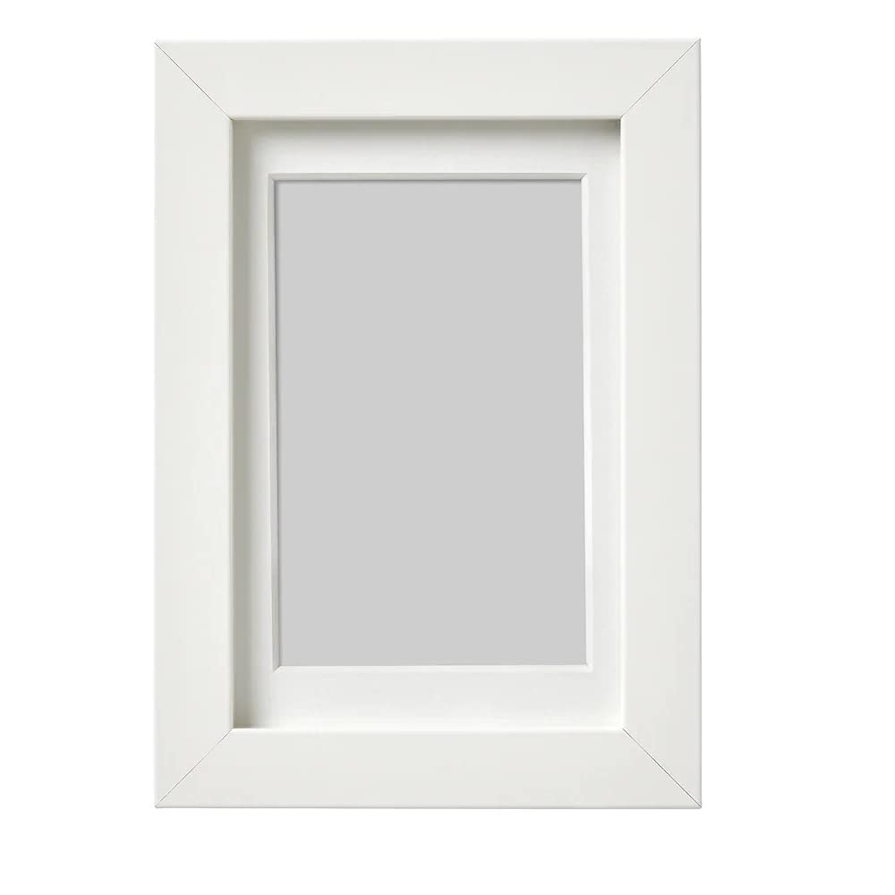 Ikea Abs Photo Frame (10 x 15 cm, White) , plastic , Tabletop, Wall Mount