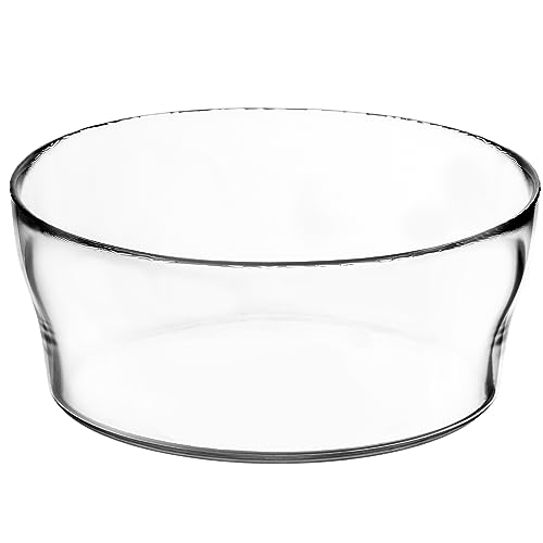 KADAX Glasschale, Salatschüssel, runde Glasschüssel, 19 cm...