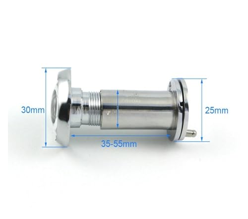 Tubilla de puerta ángulo 220 grados metálica FENG GUO con cubierta 35-55mm miniatura 6
