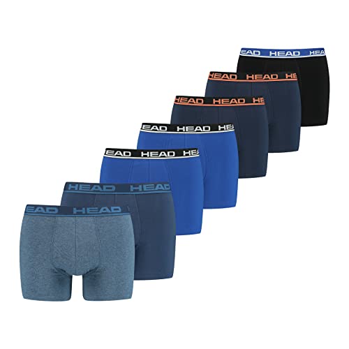 HEAD 7er Pack Boxer Short blue combo 004 XL