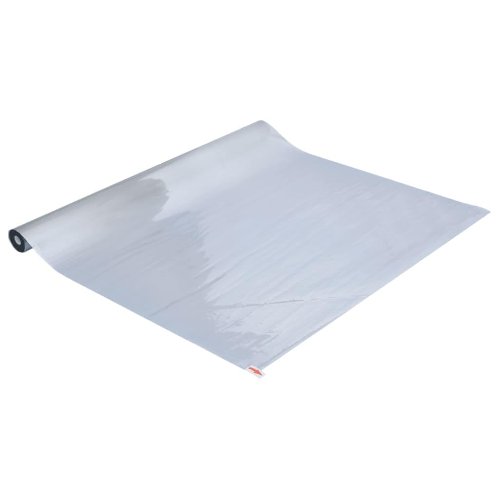 Rantry Pellicola Solare Statica Riflettente Argento 60x2000 cm PVC, Pellicole per Adesive, Pellicole per Vetri