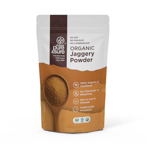 Phalada Pure & Sure Organic Jaggery Powder | Natural Sugar Jaggery Powder | Organic Jaggery Powder 500gm