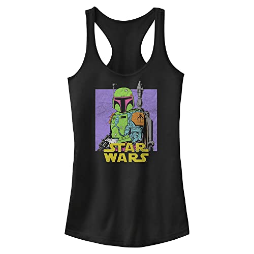 Chemise Boba Fett Star Wars pour femme avec motif imprimé style néon rétro