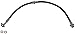 Dorman H620326 Brake Hydraulic Hose Compatible with Select Mercury / Nissan Models