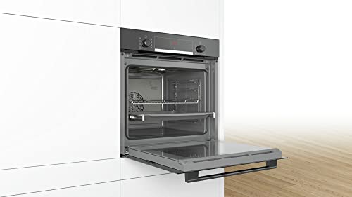 Bosch Einbaubackofen 71L, Grill, Pizzastufe, Teleskopauszug (schwarz) – Bild 4