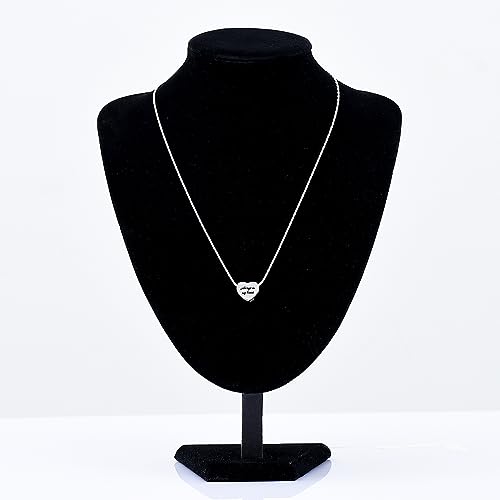 constantlife Cremation Jewelry for Ashes - Heart Pendant Memorial Urn Necklace Ashes Holder Stainless Steel Personalized Customization Keepsake4