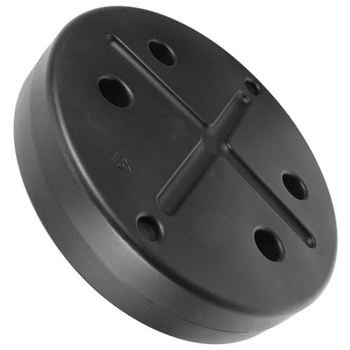 FONDOTIN Base Lastrada Móvil para Calentador de Patio Exterior Caja de Arena Redonda de Plástico Duradera Accesorio Estable para Calefactor de Jardín Uso en Camping y Terrazas Parte de