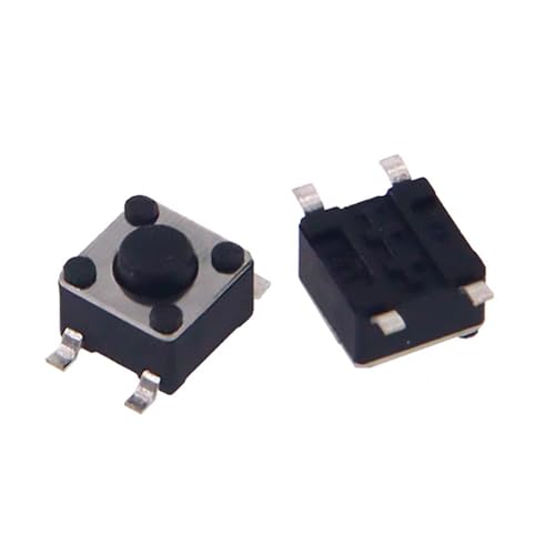 Bouton-poussoir tactile 12V résout les faux contacts de boutons micro interrupteur SMT 4 pins lot 50