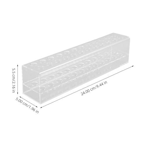 Image of DOITOOL Pen Showing Shelf Stylish Pen Display Stand Makeup Brush Organizer Slot Tabletop Storage for Cosmetics and Stationery Design for Home Office