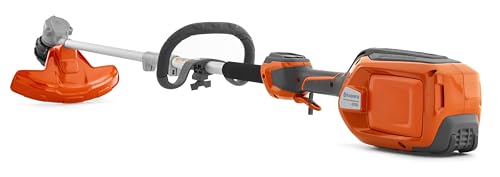 Image of Husqvarna 220iL Cordless String Trimmer with 4 Ah Battery and Charger, 16-Inch Straight Shaft Electric Weed Eater with Dual-Direction Trimmer Head to Change Cutting Direction
