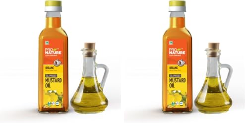 Image of Pro Nature 100% Organic Mustard Oil, 500ml (Pack of 2)