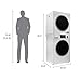 Equator Advanced Appliances SMALL HOME 800 SQ. FT APPLIANCE PACK- Washer+Dryer+Dishwasher+Cooking Range+Refrigerator+Microwave+Wine Ref