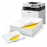 APLICACIONES VERSÁTILES: Ideal para imprimir fotografías adhesivas, crear pegatinas personalizadas, etiquetas decorativas, señalización o material promocional profesional