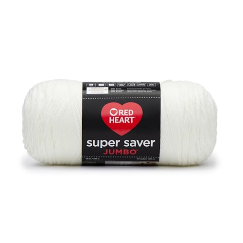 Image of RED HEART Super Saver Jumbo Yarn, Soft White