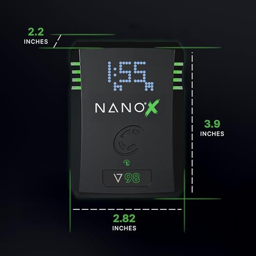 Image of Core SWX NANO-V98X 98Wh Micro V-Mount Battery - Compact Lithium-Ion Pack with USB-C PD Input /Output, USB-A, P-Tap, 10A Load, 3.9hr Runtime (25W), for Cameras & Production Gear