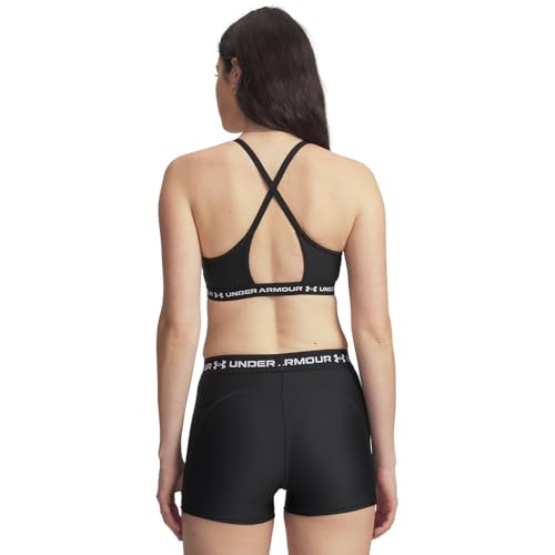 Under Armour Reggiseno Sportivo Da Donna A Basso Impatto Incrociato, (008) Nero / Bianco, M - 2