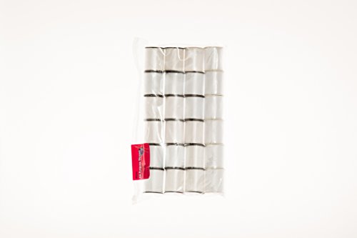 Set de 24 carretes de hilo de poliéster blanco 200 yd miniatura 1