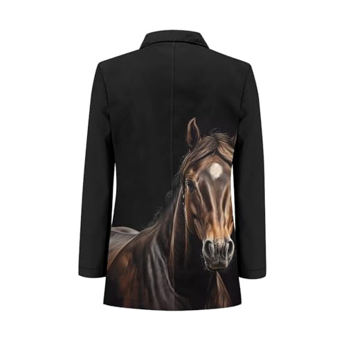 Mens Casual Blazer 1 Button Long Sleeves Ugly Christmas Formal Suit with Pocket Lightweight Men Coat2