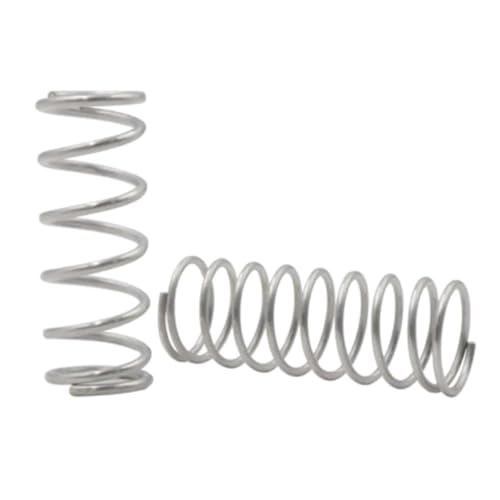 Resortes de compresión 3.5mm de grosor muelles helicoidales de acero inoxidable 38x80mm industriales