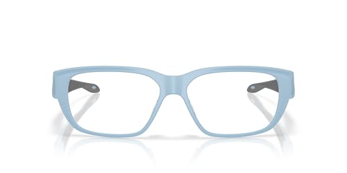 Oakley OX8192D Upturn Rectangular Prescription Eyewear Frames, Matte Stonewash/Demo Lens, 54 mm